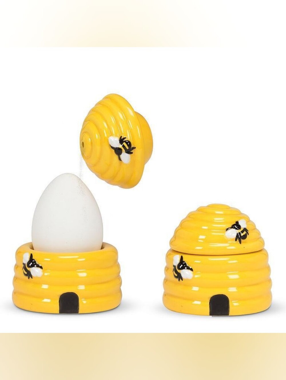 Abbott Beehive Egg Cup with Salt Shaker